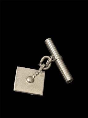 Vtg Wells Sterling Silver Graduation Cap And Diploma Dangle Charm 925